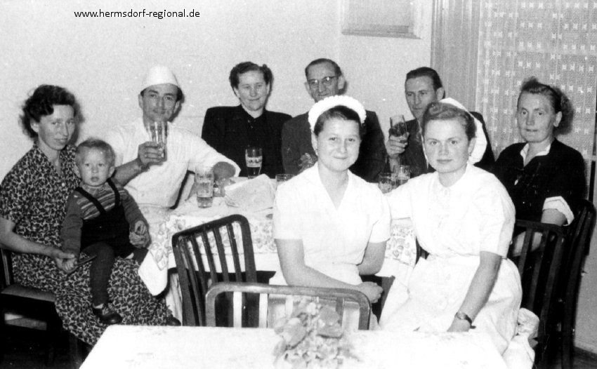 Personal des HO Rasthof Hermsdorfer Kreuz zwischen 1951 und 1960