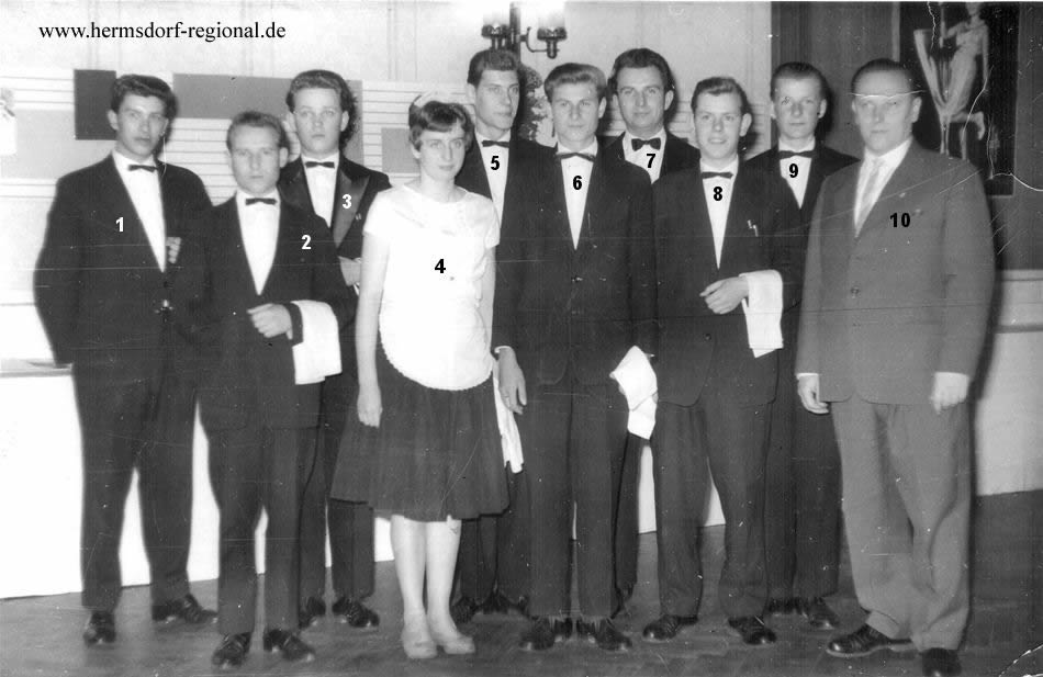 Personal des HO Rasthof Hermsdorfer Kreuz zwischen 1951 und 1960