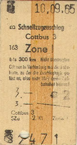 Schnellzugzugschlag 1965