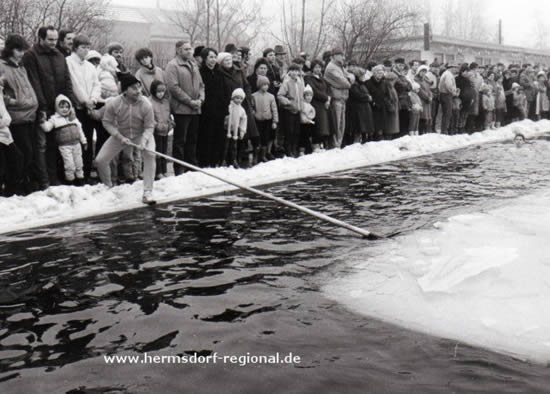 Trommeltreffen für Abhärtung und Winterschwimmen 14. und 15.02.1987 in Hermsdorf
