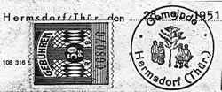 Briefsiegel 1951