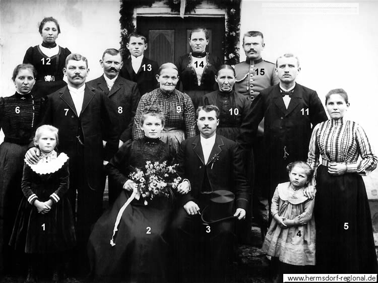Hochzeit 11.03.1903 Klara geborene Steingrüber & Hermann Trinks