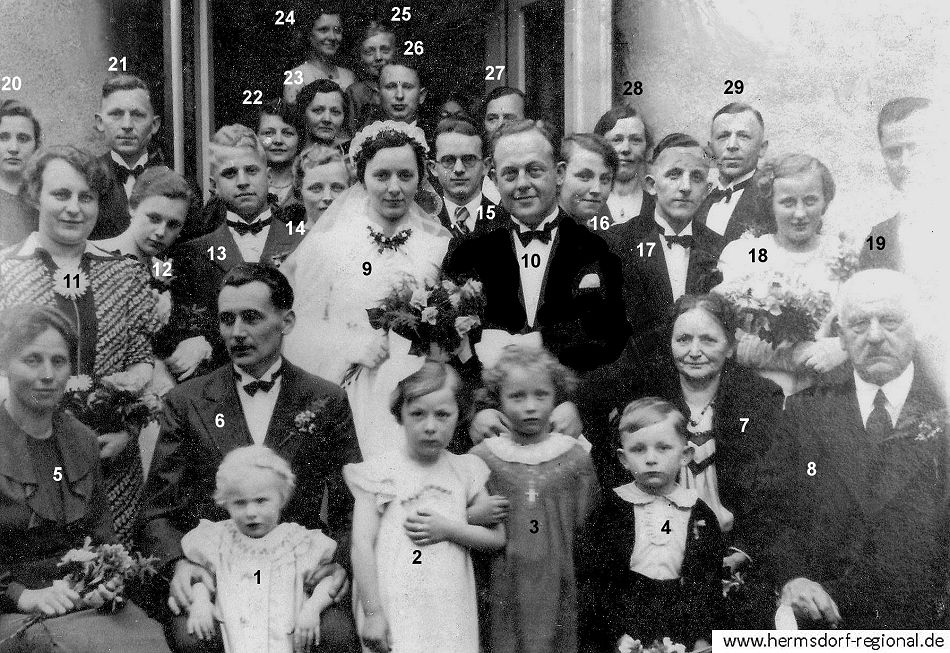 30.04.1938 Hochzeit Hilde Wetzel & Albin Krüeger