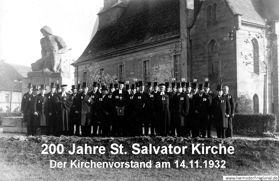 Am 14.11.1932 wurde das Jubiläum der 200jährigen Kirchengeschichte gefeiert. 