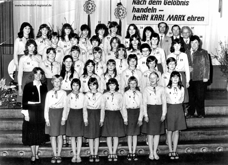 1983 Kinder- und Jugendensemble der Keramischen Werke Hermsdorf