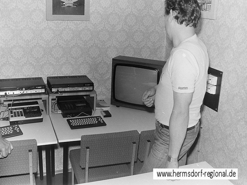 198? Einweihung Computer Kabinett der GST in der Geraer Straße - Bild 18