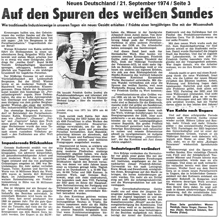 Neues Deutschland 21.09.1974