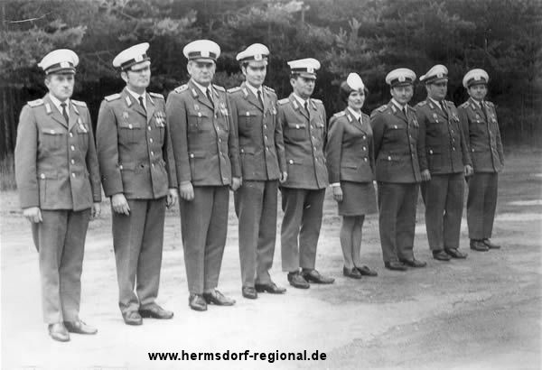 Dienstgruppen der Autobahnpolizei um 1980 