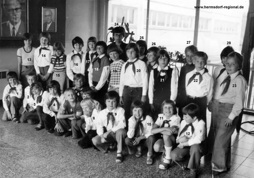 Klassenjahrgang 1975 - 1985 Foto: 1973 Klasse 3 b