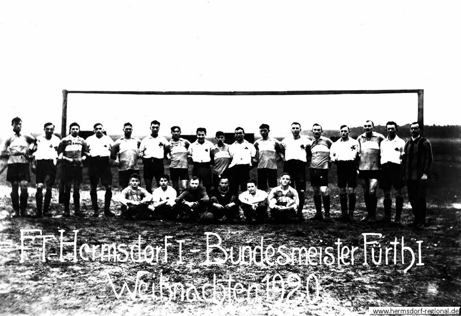 Dezember 1920 Hermsdorf - Bundesmeister Fürth I 