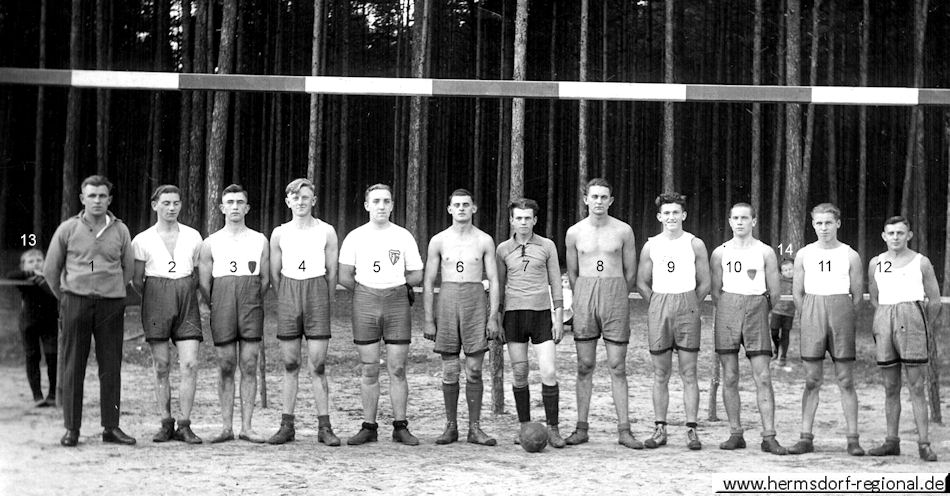 1926 Fußballer des Vereins „Freie Turnerschaft“ Hermsdorf