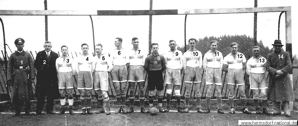 1934 Mannschaft aus Hermsdorf 