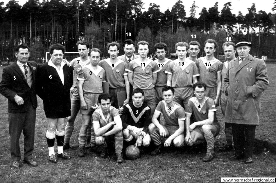 1965 / 66 BSG Motor Hermsdorf -Bezirksliga Platz 12 