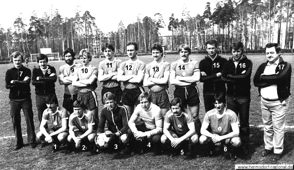 1986 / 1987 BSG Motor Hermsdorf - Bezirksliga Platz 12