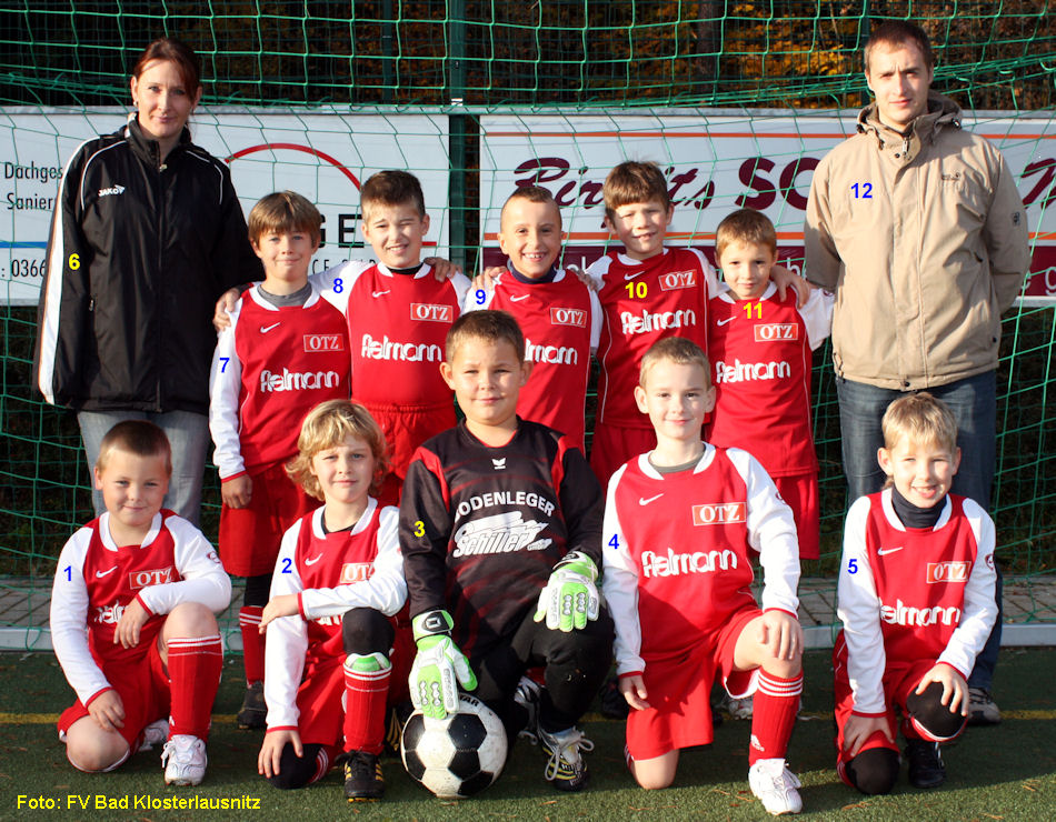 FV Bad Klosterlausnitz - F-Jugend der Saison 2010 / 2011 