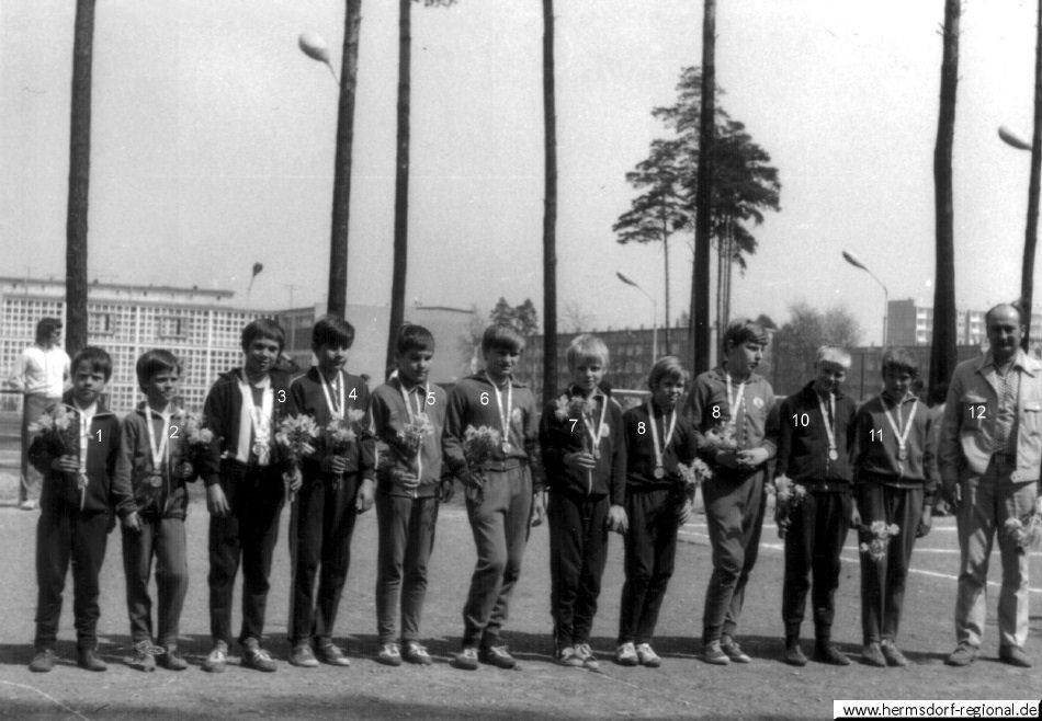 1972 Handball Jugend - Pokalsieger Bezirksmeister 