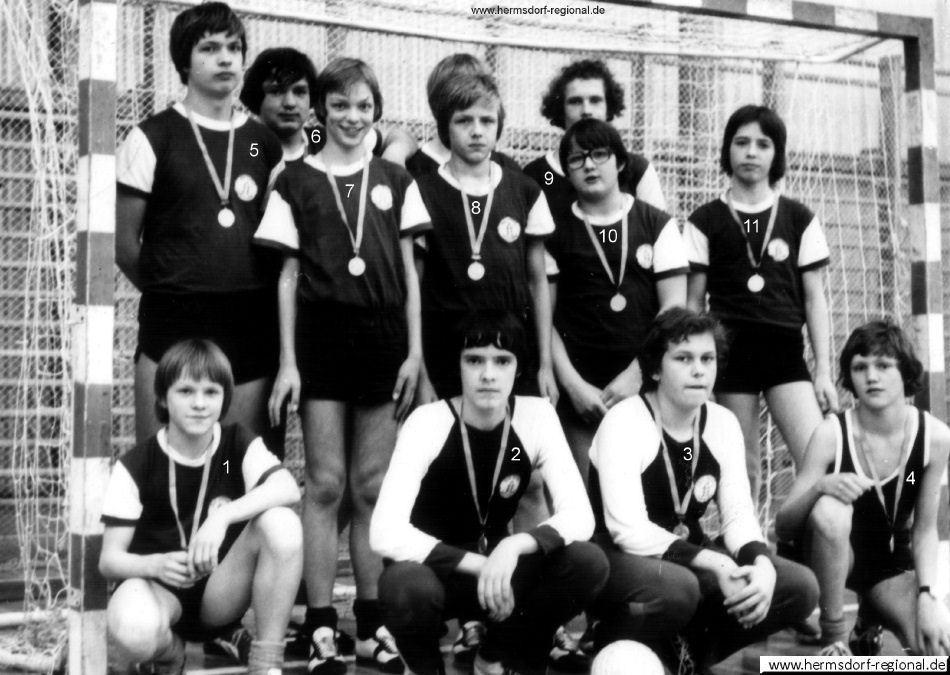 1975 / 1976 Bezirksmeister Handball Männliche Schüler A