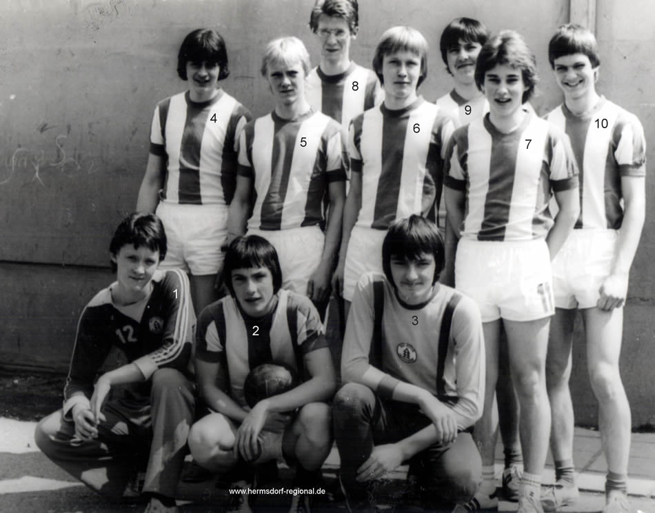 Handball 1982 männliche Jugend